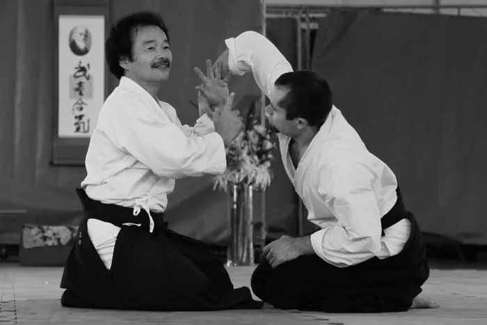 Teaching from suwari waza.